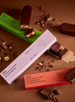 Gianduja crunch bars