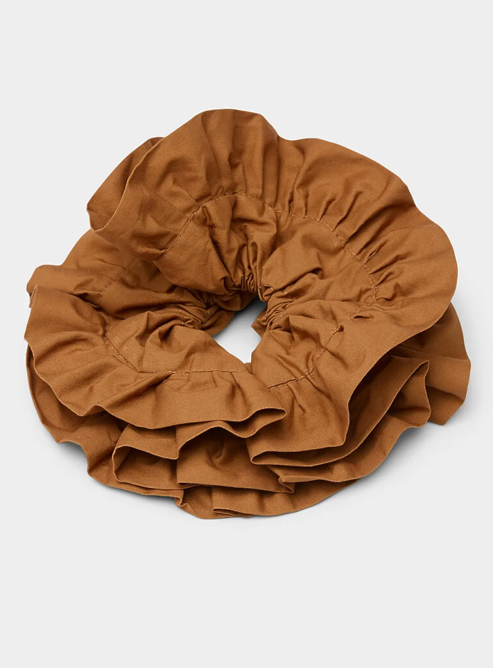 Giant monochrome ruffled scrunchie
