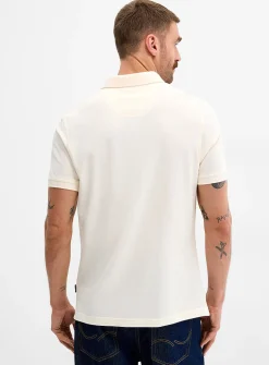 Giant tartan piqué polo