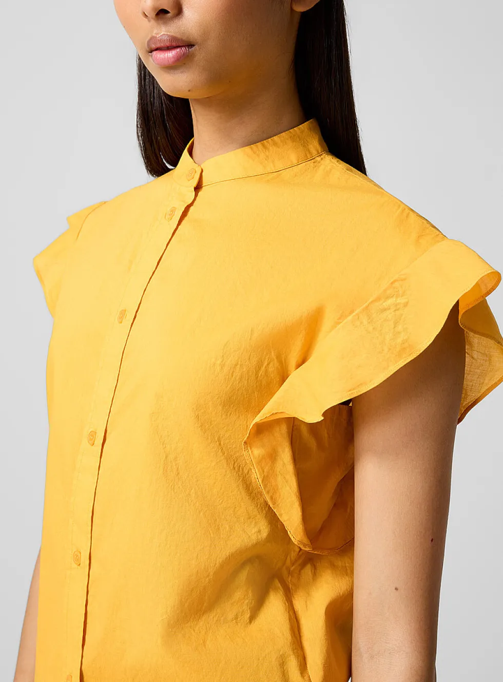 Gifty ruffled-sleeve blouse