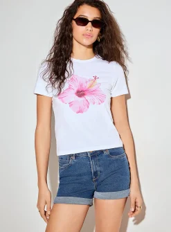 Gigi printed fitted T-shirt