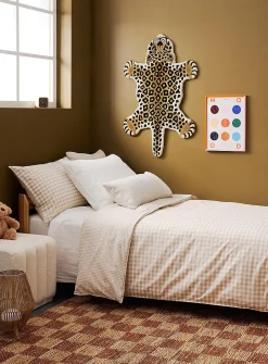 Gingham duvet cover set