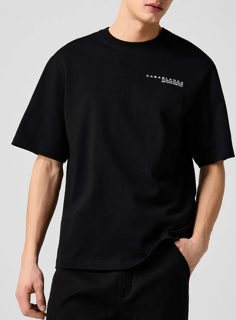 Glitch Orchid printed T-shirt