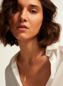 God created woman gold vermeil pendant necklace