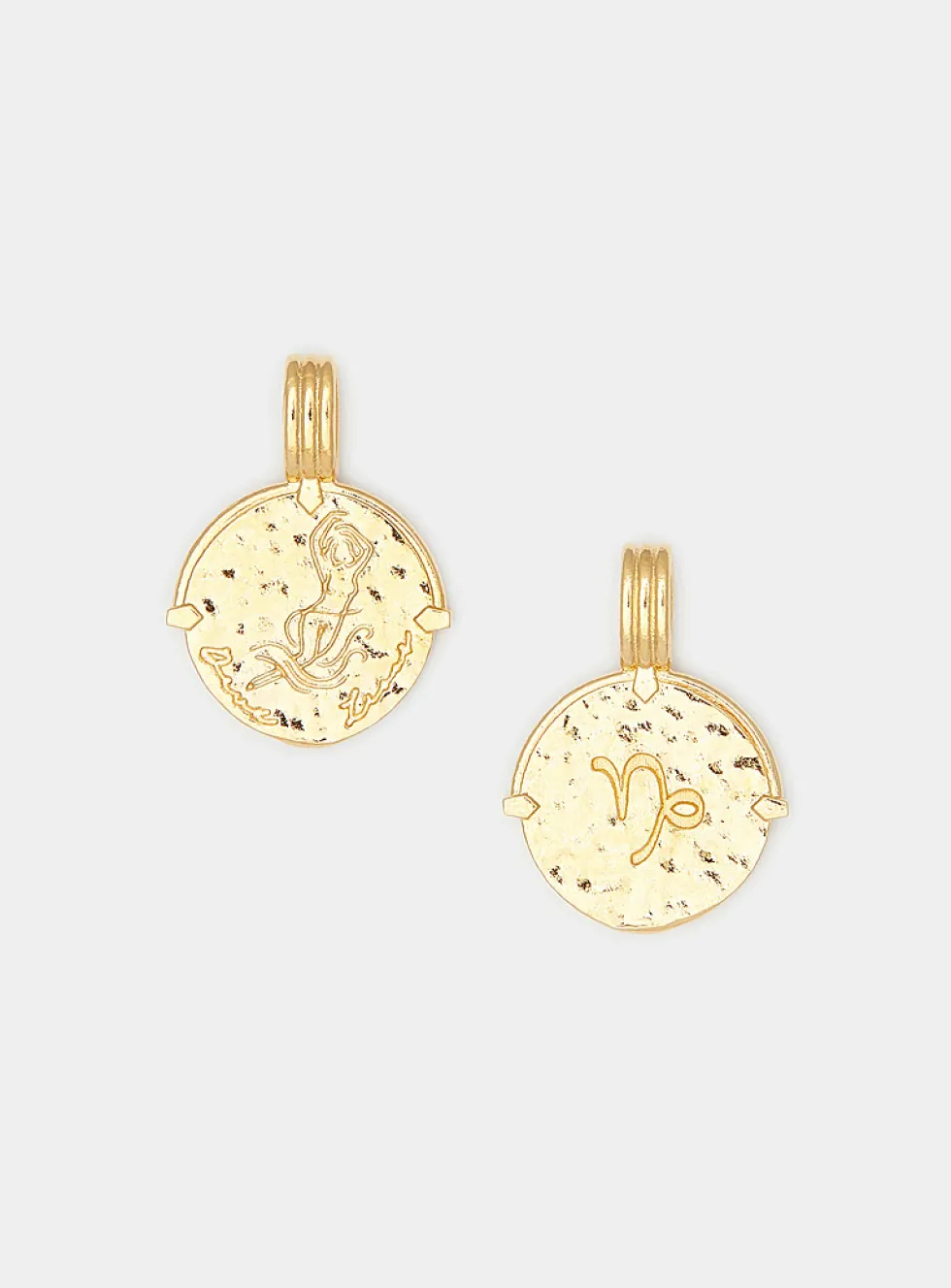 Gold vermeil zodiac sign pendant necklace