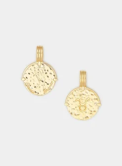 Gold vermeil zodiac sign pendant necklace
