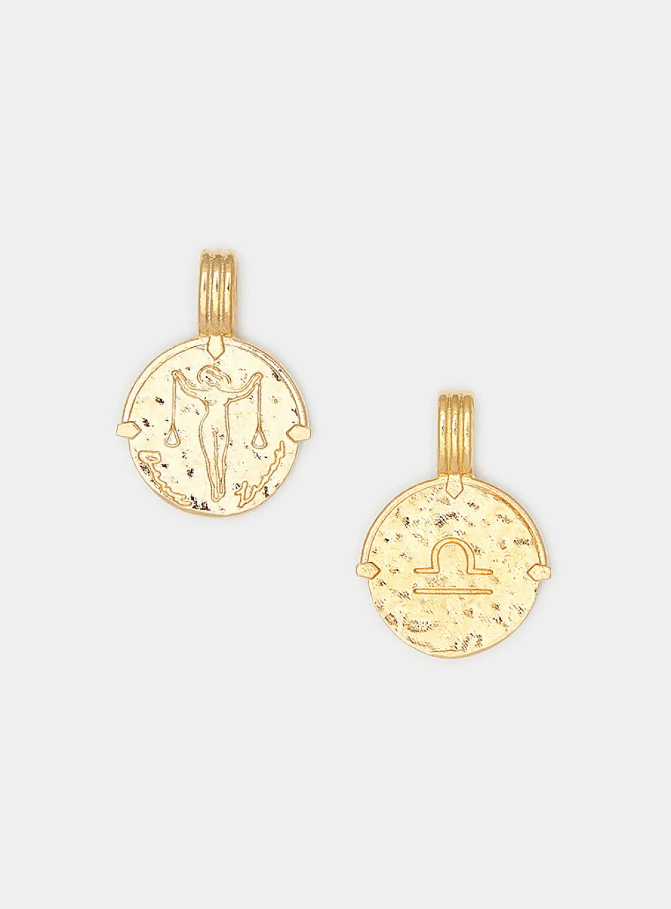 Gold vermeil zodiac sign pendant necklace