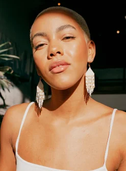 Golden arrow earrings