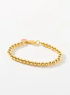 Golden beaded bracelet
