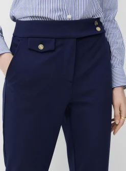Golden buttons ponte pant