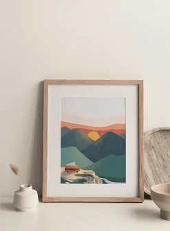 Golden hour art print