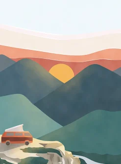 Golden hour art print
