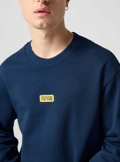 Golden logo plate sweatshirt