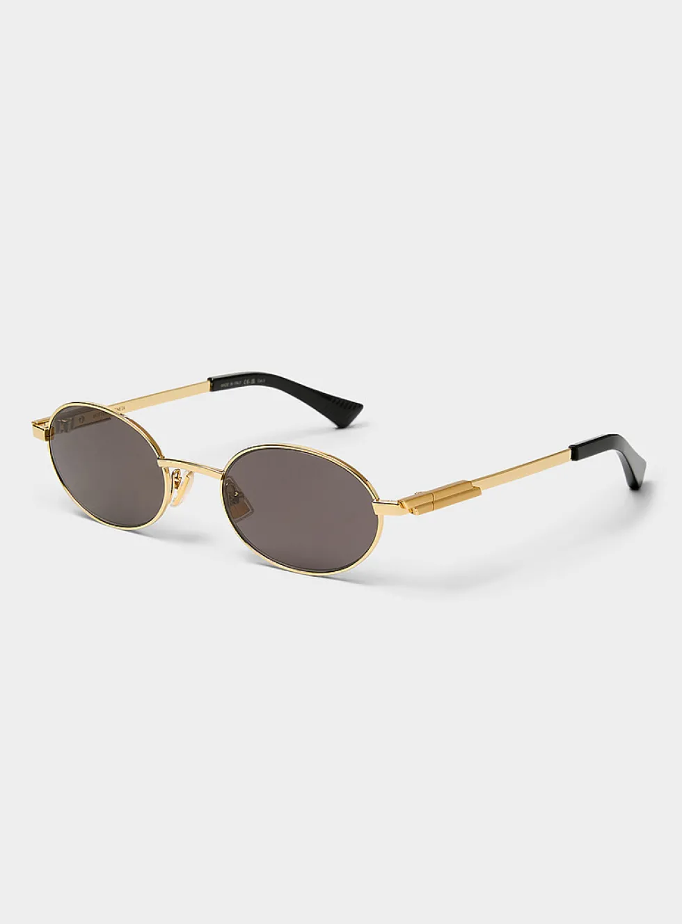 Golden oval sunglasses
