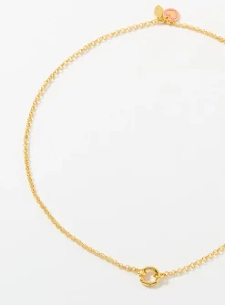 Golden round-link chain