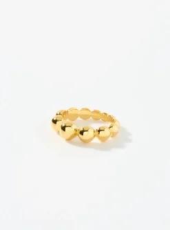 Golden-bead ring
