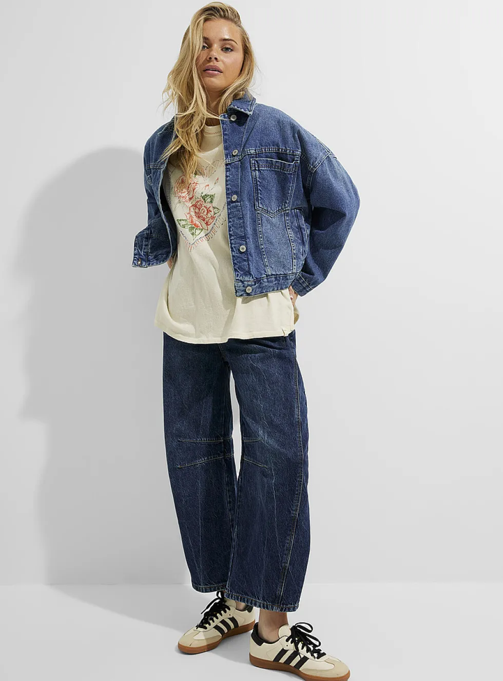 Good Luck barrel jean
