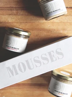 Goose foie gras mousse trio