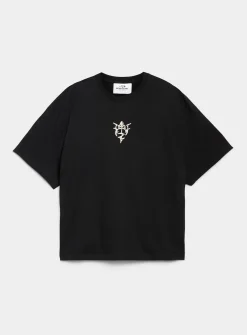 Graffiti gothic graphic T-shirt