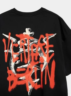 Graffiti gothic graphic T-shirt
