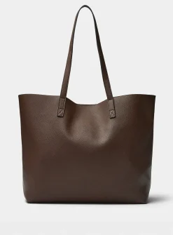Grained minimalist tote bag