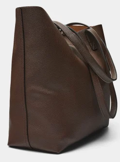 Grained minimalist tote bag