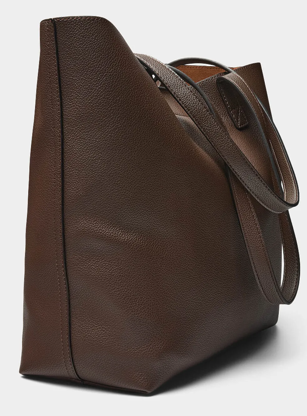 Grained minimalist tote bag