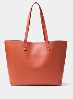 Grained minimalist tote bag