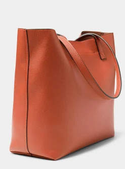 Grained minimalist tote bag