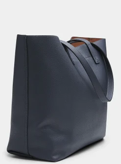 Grained minimalist tote bag