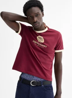 Graphic ringer T-shirt
