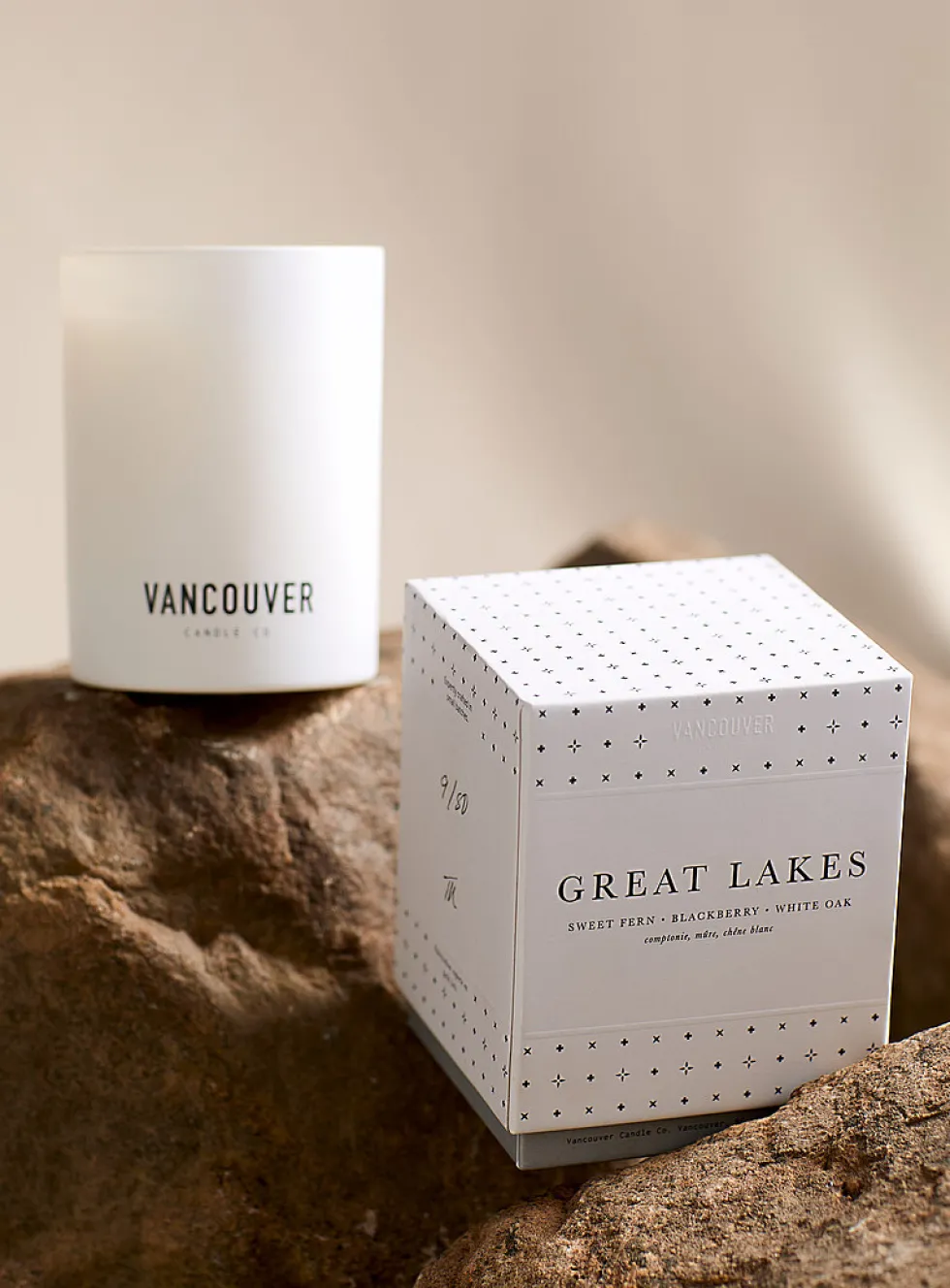 Great Lakes scented candle