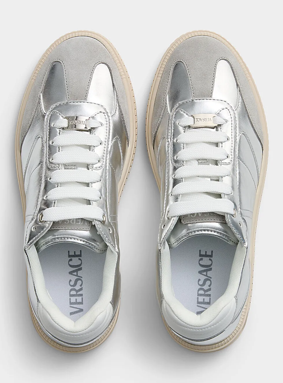 Greca metallic sneakers