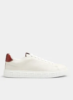 Greca snakeskin stiffener sneaker