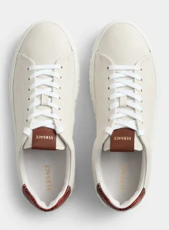 Greca snakeskin stiffener sneaker