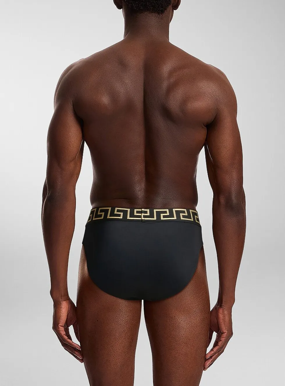 Greca waistband swim brief