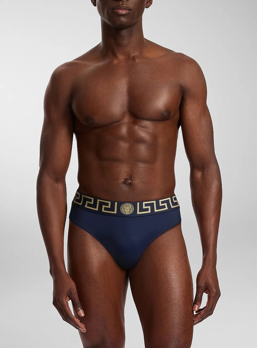 Greca waistband swim brief
