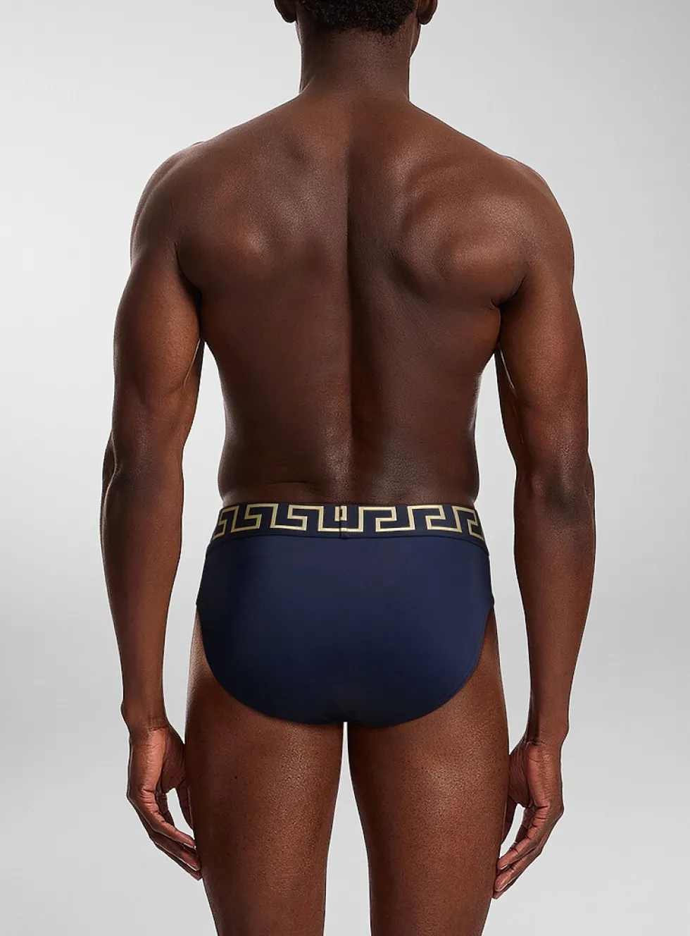 Greca waistband swim brief