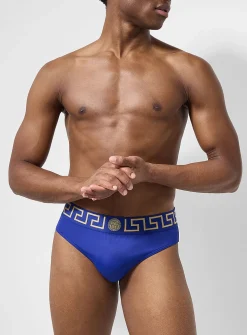 Greca waistband swim brief