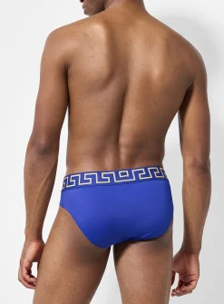 Greca waistband swim brief