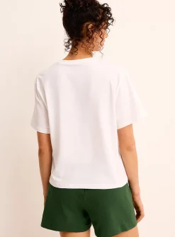Green and white heritage pyjama set