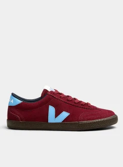 Grenat suede Volley sneakers