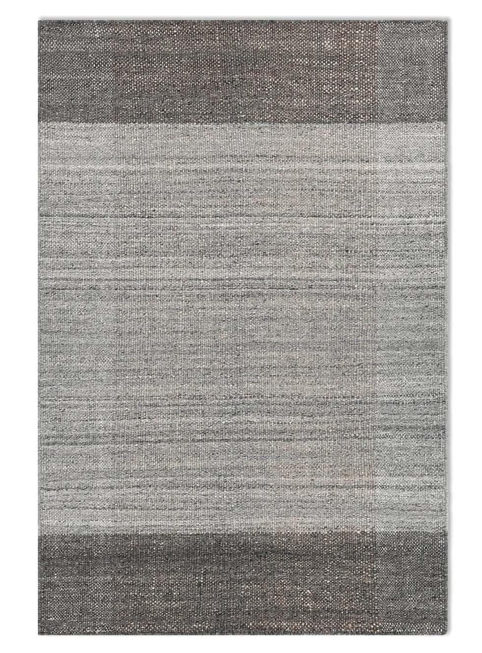 Grey-hued blocks Echo artisanal rug