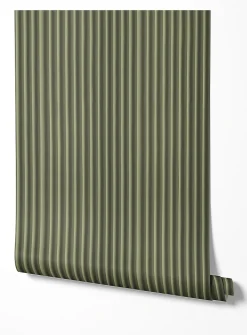 Grooved effect wallpaper strip