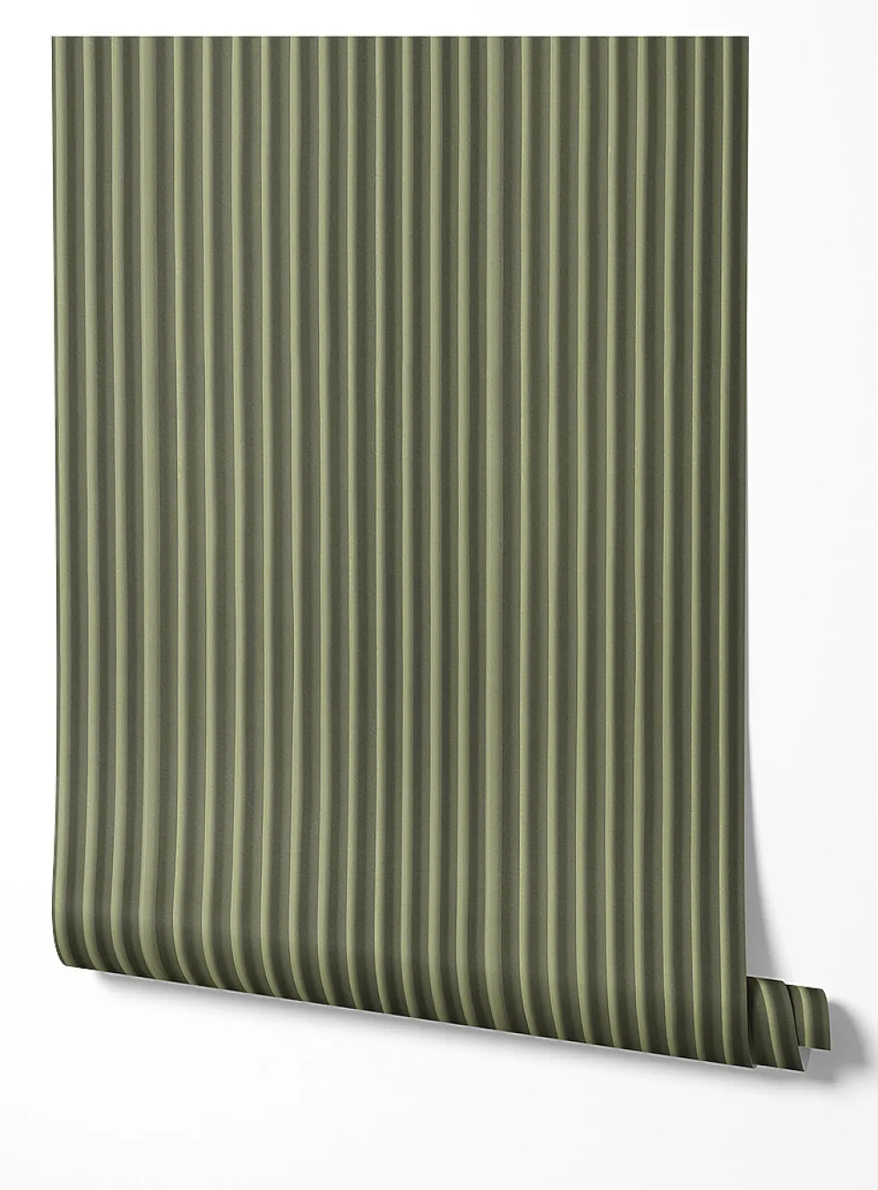 Grooved effect wallpaper strip