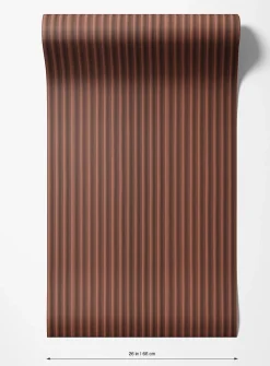Grooved effect wallpaper strip