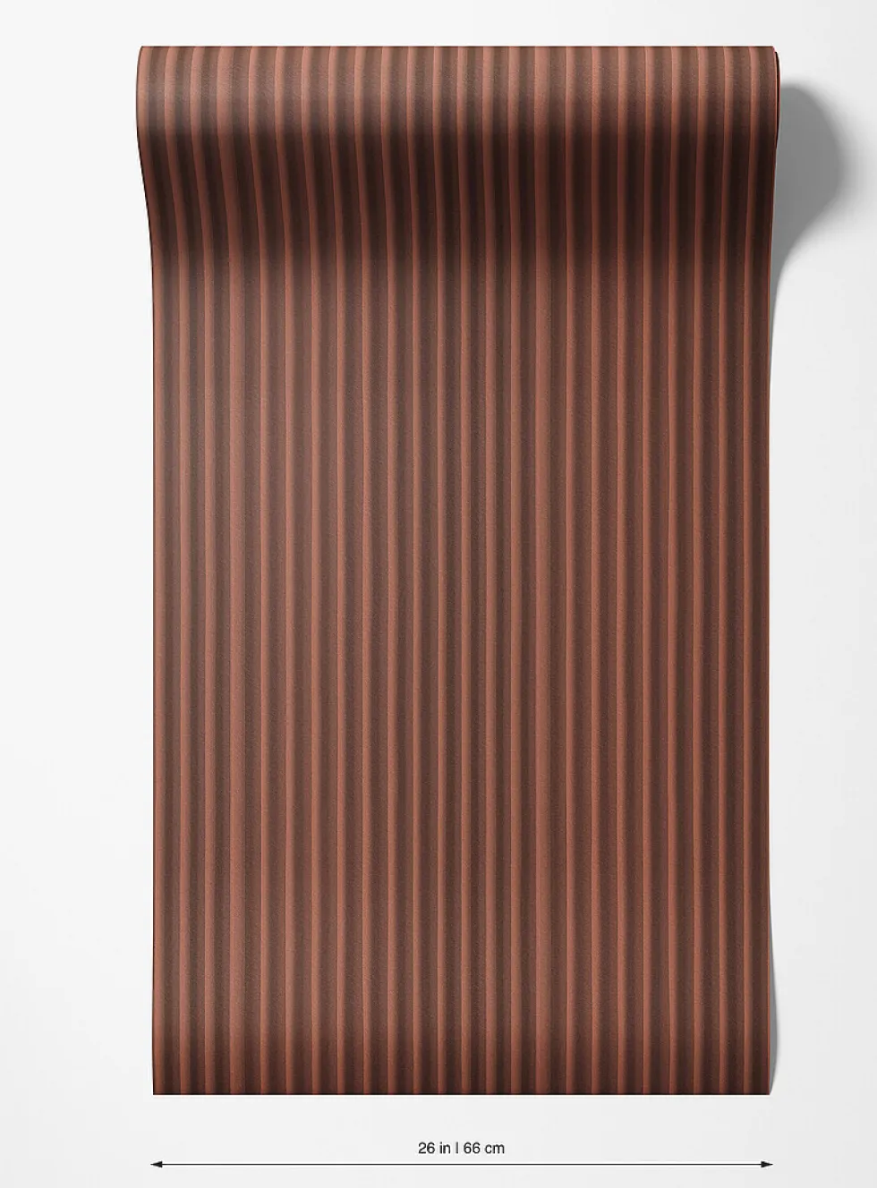 Grooved effect wallpaper strip