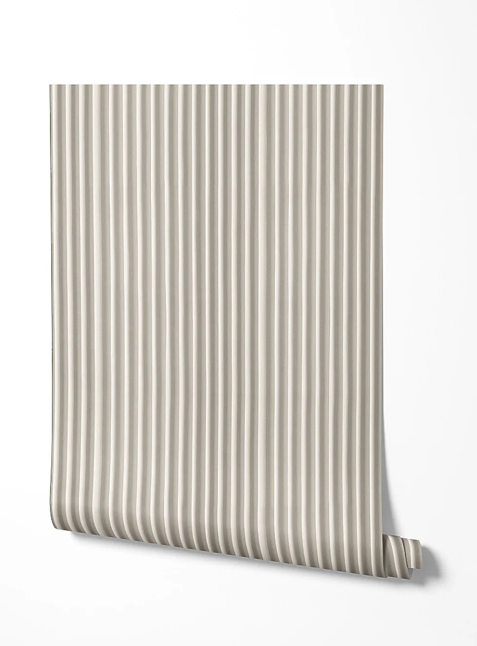 Grooved effect wallpaper strip