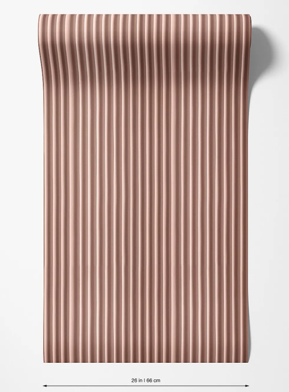 Grooved effect wallpaper strip