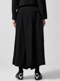 Hakama-style draped pant